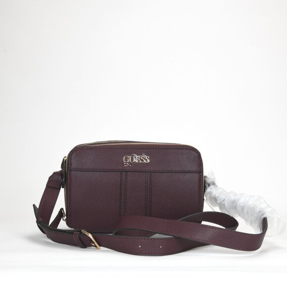 Guess Trixy Camera Crossbody - Merlot - Picture 1 of 9